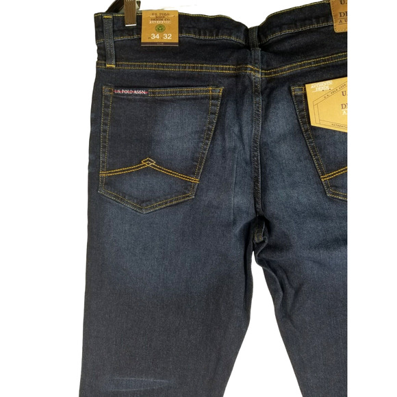 U.S‎ Polo Assn 1890 Men's Jeans Size 34x32 Blue Straight NWT - Picture 3 of 12